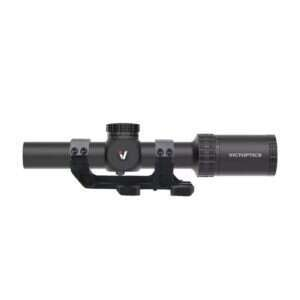 VictOptics LPVO Riflescope S10 1–10x24i Fiber plus One-Piece High Mount - Black