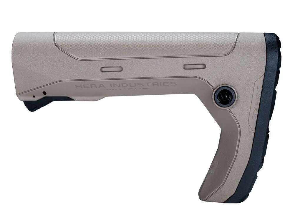 HERA ARMS CCS LIGHT Gen2 M4 / AR15 Mil-Spec Retractable Stock - Tan