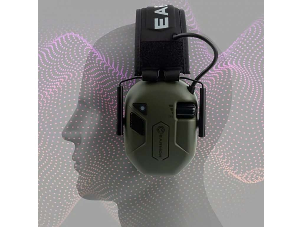 EARMOR M300A Electronic Hearing Protector - Black