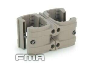 FMA MP7 Adjustable Magazine Double Clip - Tan