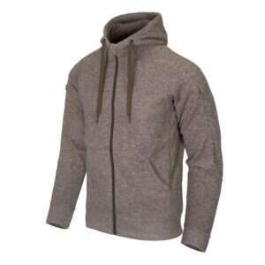 HELIKON COVERT TACTICAL Hoodie (FullZip)(R) - Melange Light Tan
