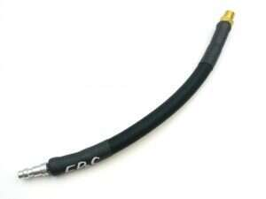 EPeS IGL HPA S a F Braided Hose, 20 cm, QD Foster plus 1/8 NPT - Black