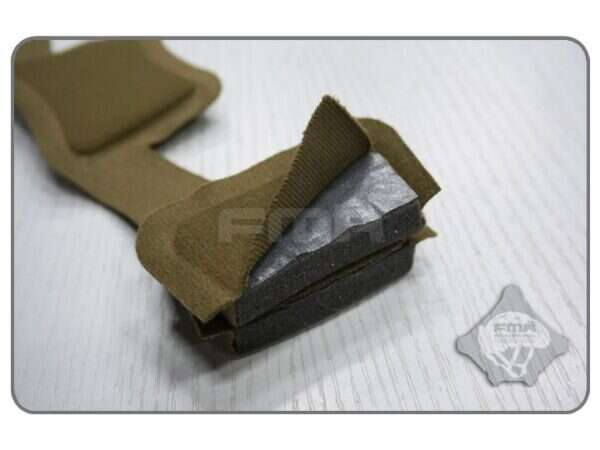 FMA Set of Foam Pads for EXFIL Helmets - Coyote/Black