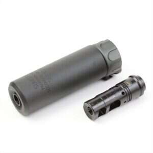Angry Gun QD Mini SOCOM556 Silencer (Full Markings), 14- mm (CCW) - Black