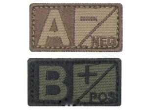 ID. Blood Velcro B NEG - TAN