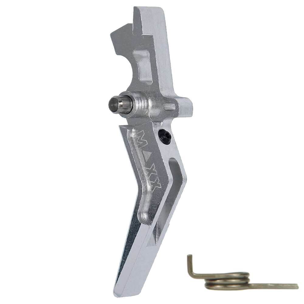 CNC Aluminum Advanced Trigger (Style A) (Silver) for M16 AEG Series