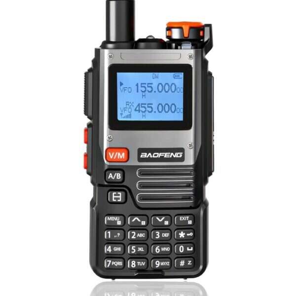 Baofeng UV-K61 Tri-band Radio (AIR / VHF / UHF), USB-C - Black
