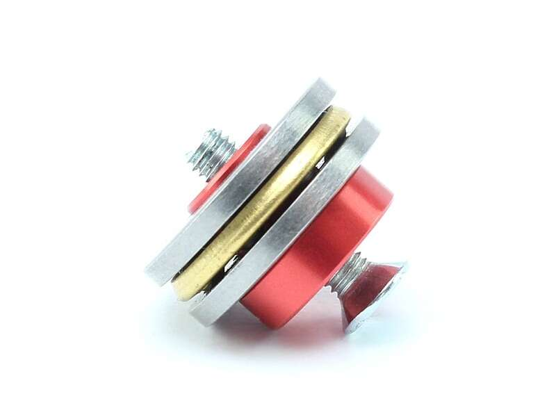 Washer, screw and thrust bearing for piston heads