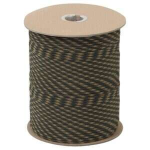 Nylon Paracord cord on reel 100 cm x 4 mm, Woodland