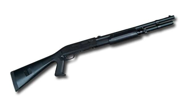 TM Spring Shotgun M3 SUPER 90, 3 Shots - Black