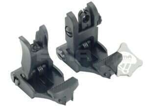 FMA 71L Folding Polymer Sights - Black