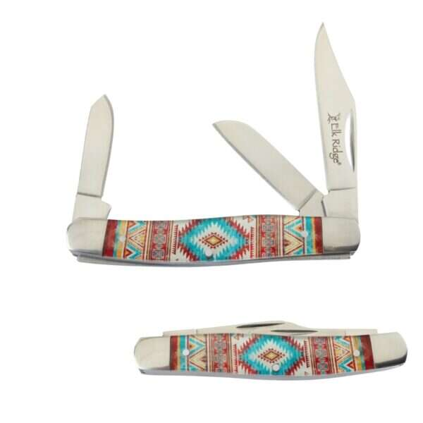 Elk Ridge - Folding Knife - Gentleman's Knife - Stockman - ER-42453-OR