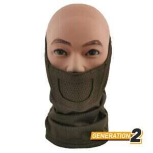 CYGNUS ARMORY Face Warrior Neck Gaiter Gen2 - Green