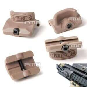 FMA GAS PEDAL Hand / Thumb Stop Grip on RIS - Tan
