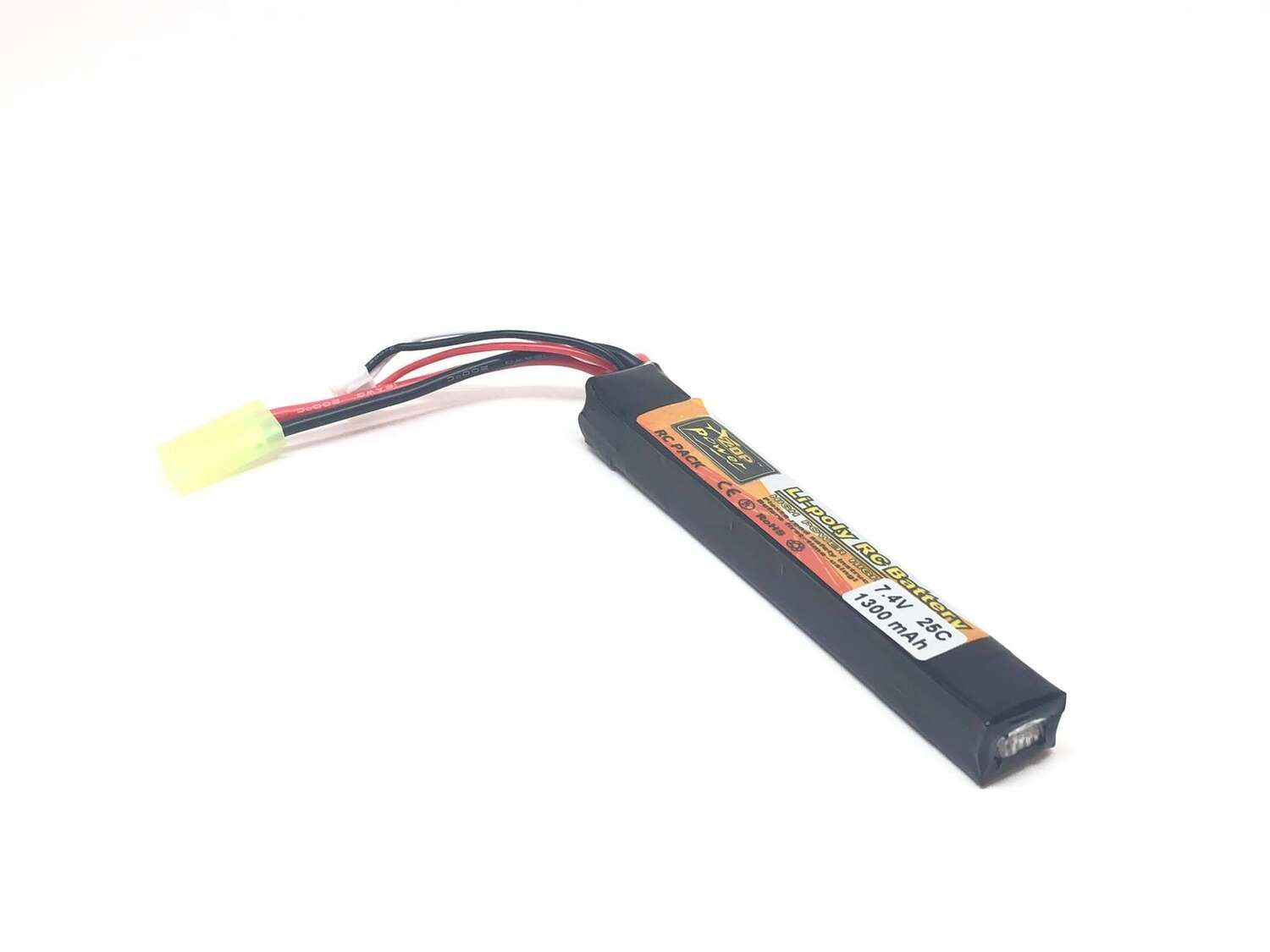 Li-Pol battery X-Cell 7,4V 1300mAh, 25C - Stick (buffer)