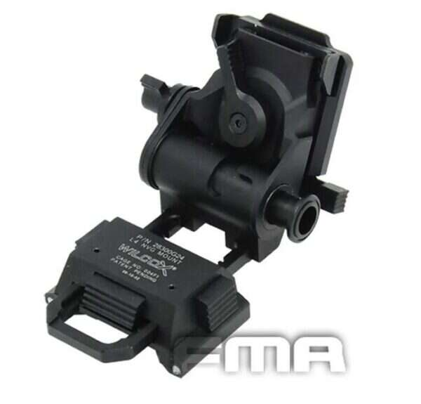 FMA CNC L4G24 Helmet Mount for NVG PVS-15 / 18 - Black