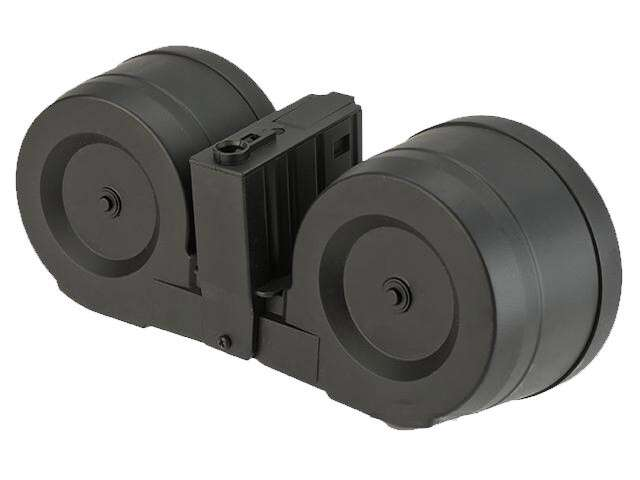 A a K 2500Rds Dual Drum Mag for SR25 Series ( Sound Activited )