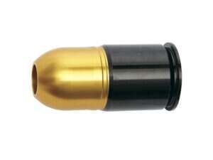ASG 40mm Gas Grenade for 65 BBs / 2 Paintball BBs - Gold / Black