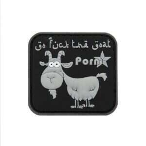 JTG F. THE GOAT Patch, swat / JTG 3D Rubber Patch