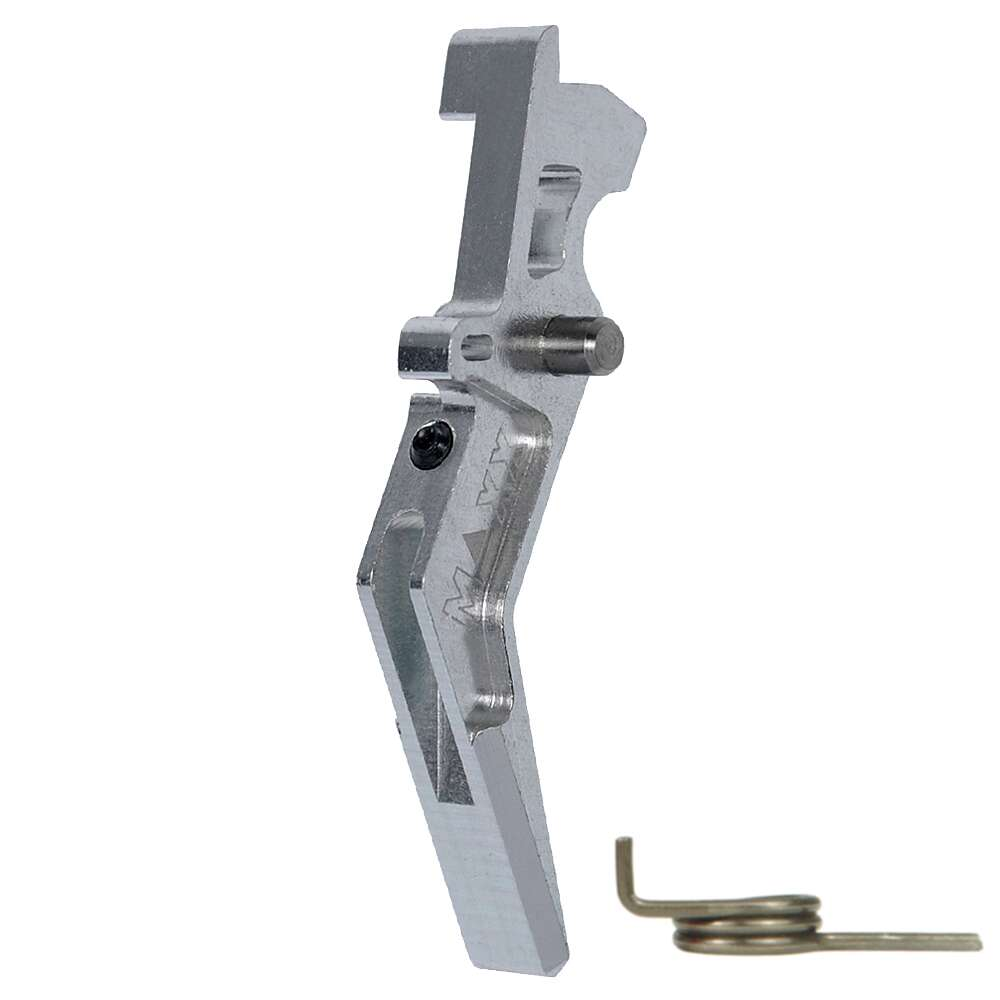 CNC Aluminum Advanced Trigger (Style A) (Silver) for M16 AEG Series