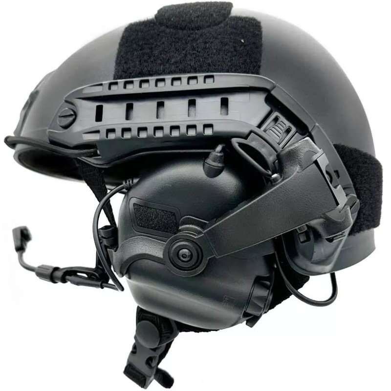 EARMOR M32X MOD4 Tactical Headset, M16C Mount for FAST / ARC - Black