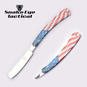 Snake Eye - Tactical Straight Razor Manual Folding Knife - SE-1362D1