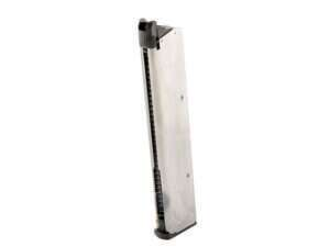 TM Extended Magazine for Marui Goverment M1911 GBB, 40 BBs - Silver