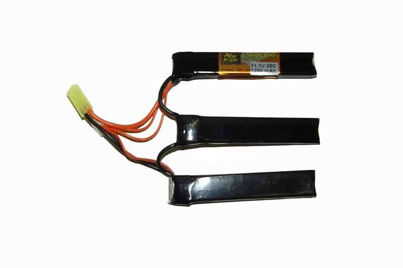 Li-Pol battery X-Cell 11,1V 1200mAh, 25C - Crane (3-pieces)