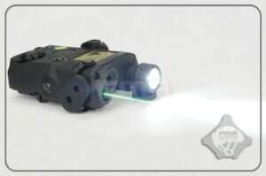 FMA AN/PEQ15 LA-5 IR Upgrade Version (LED / IR Flashlight, Green Laser) - Black