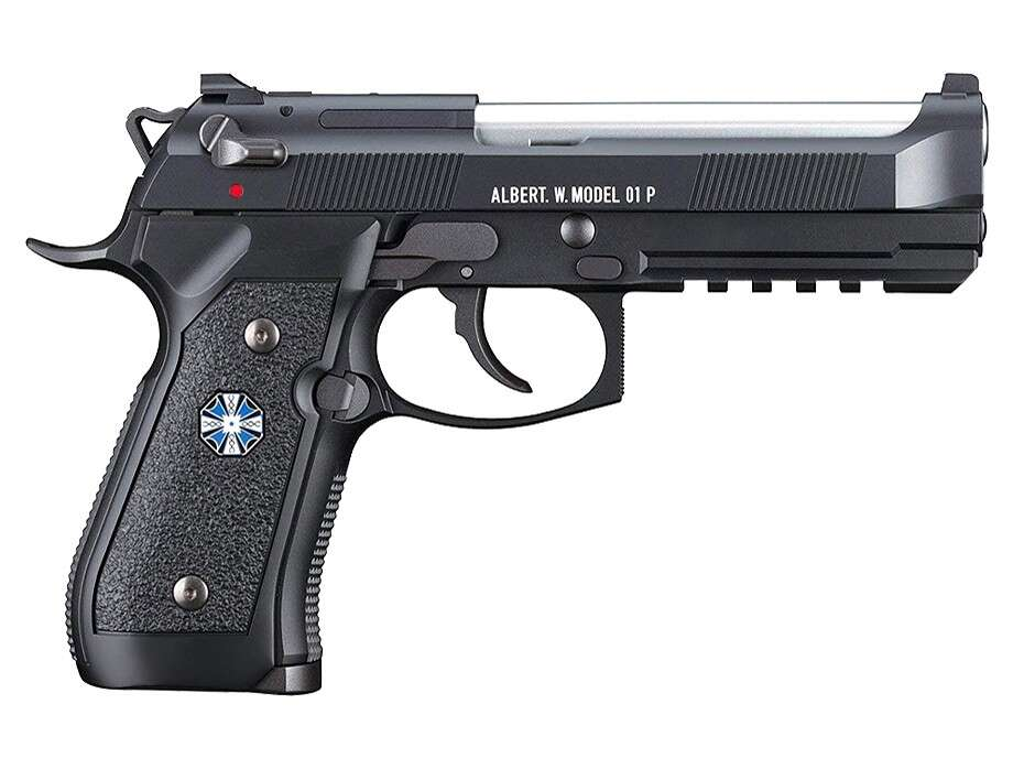 TM GBB gas pistol Biohazard Albert.W.Model 01P - Black