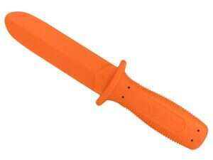 ESP Plastic Training knife, Round Tip (Hard) - Orange