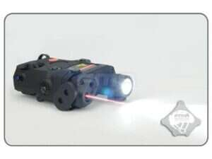 FMA AN/PEQ15 LA-5 Upgrade Version (LED Flashlight, Red / IR Laser) - Black