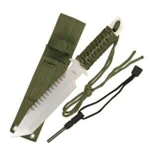 SURVIVOR HK-106280 OUTDOOR FIXED BLADE KNIFE 11" OVERALL
