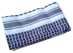MIL-TEC Palestine / Shemagh 110x110 cm - White / Black