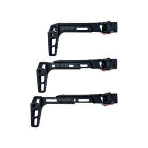 CTM CNC TwinFold Adjustable RIS Rail Stock - Black