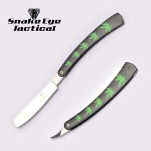 Snake Eye - Tactical Straight Razor Manual Folding Knife - SE-1362D3