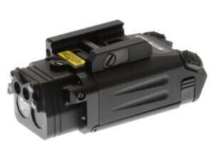 FMA DBAL-PL Tactical LED Flashlight (Red/IR Laser), CNC Aluminum - Black