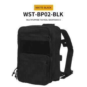 Tactical backpack WST Flat Pack 2.0 - Black