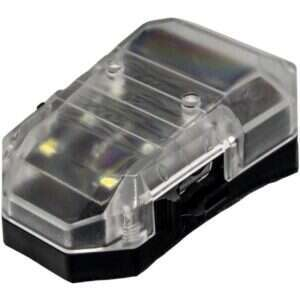 EARMOR F101 Stealth Identification Beacon, IPX8 (Green/White/IR Light) - Black