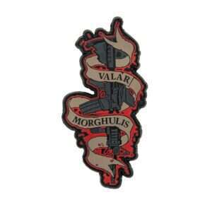 Patch PVC 3D Valar Morghulis