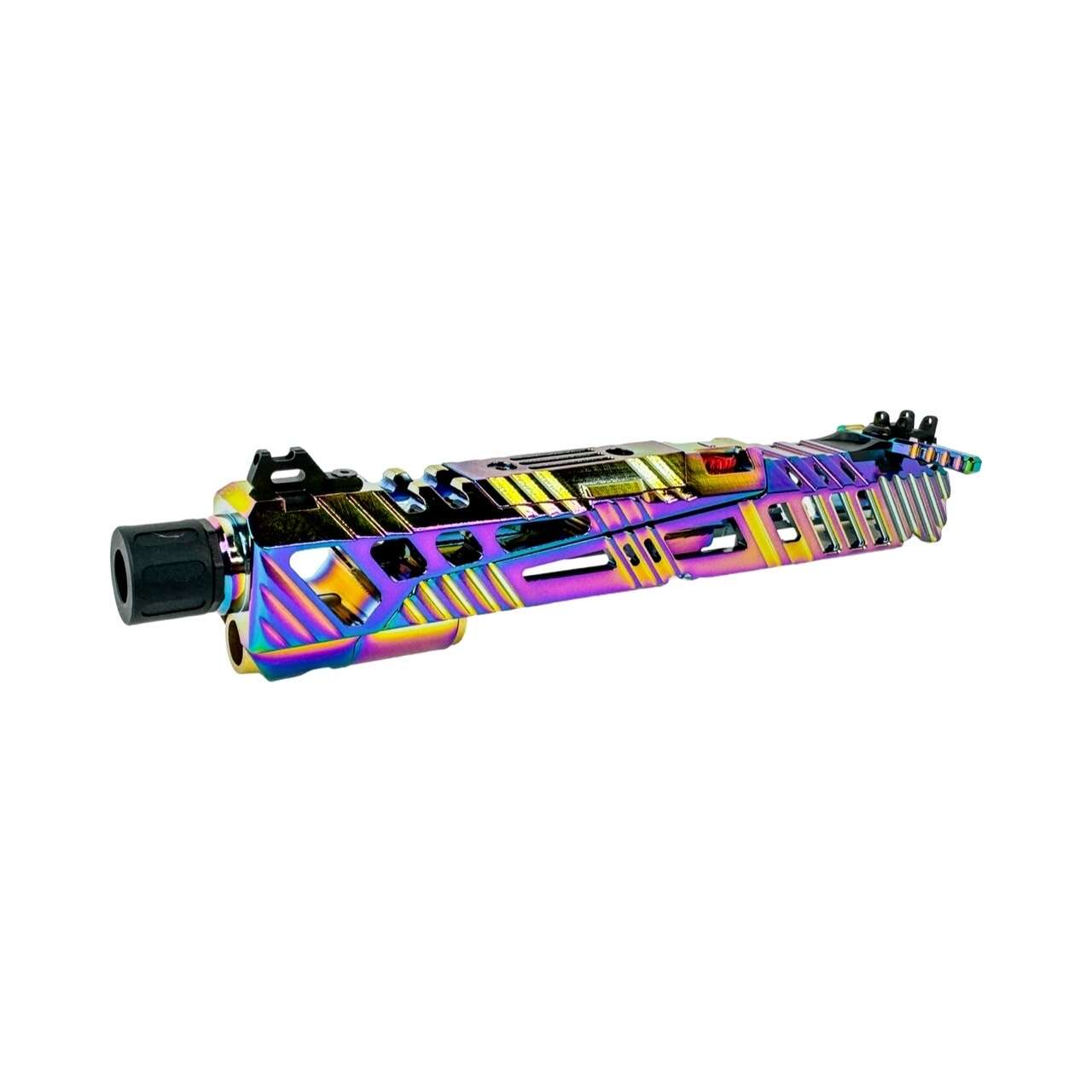 CTM CNC Aluminum Slide SUPERLINE Split Slide TM Hi-Capa 5.1 - Chameleon (Electroplated)