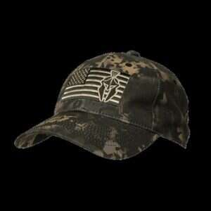 KRYPTEK Flag Hat, One Size - Kryptek Obskura Nox