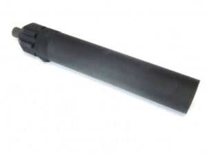 Angry Gun QD Power-Up Silencer for KSC / KWA Umarex MP7 A1 GBB, 12 plus mm (CW) - Black