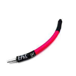 EPeS IGL HPA S a F Braided Hose, 20 cm, QD Foster plus 1/8 NPT - Neon Pink