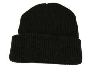 Knitted hat polyacryl BLACK