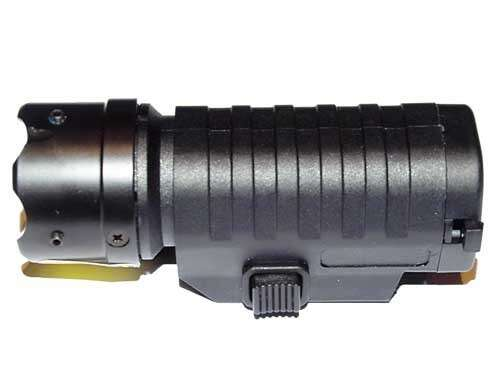 STRIKE LED Diods Flashlight with Laser for RIS Rail, 40 lm - Black