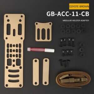 WST Modular Aluminium Holster Platform - Tan