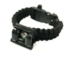 Paracord Armband - med kapsylöppnare kompass och eldstål