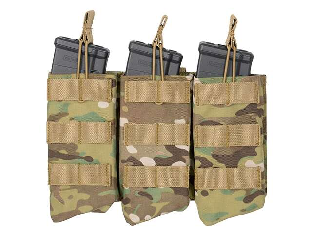 Open Top Triple 7.62x39 AK Mag Pouch - Multicamo