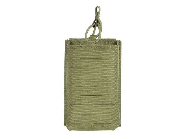 Single Laser-Cut Compact Magazine Pouch for AR15/AK - Olive [8Fields]